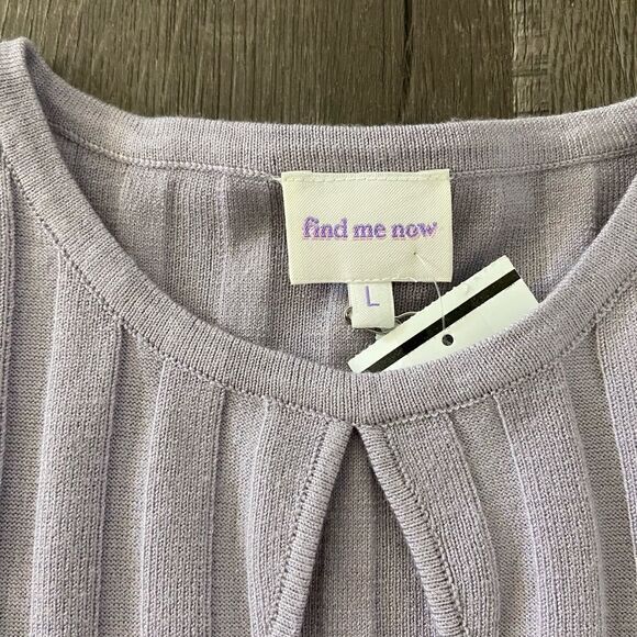 Find Me Now The Label Lilac Top - Picture 2 of 3